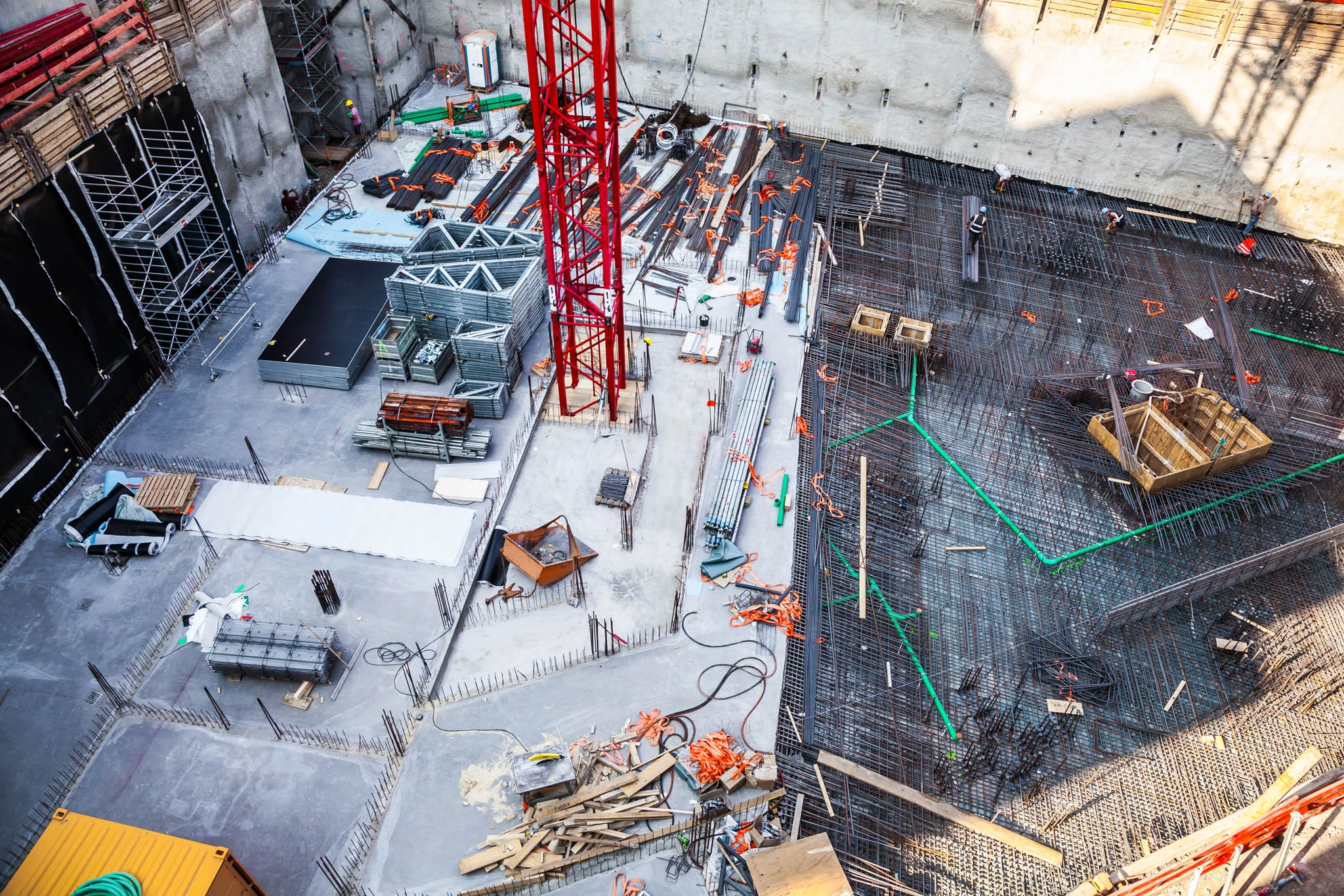 Baufortschrittdokumentation per Drohne – monatliche Orthofotos und 3D-Ansichten